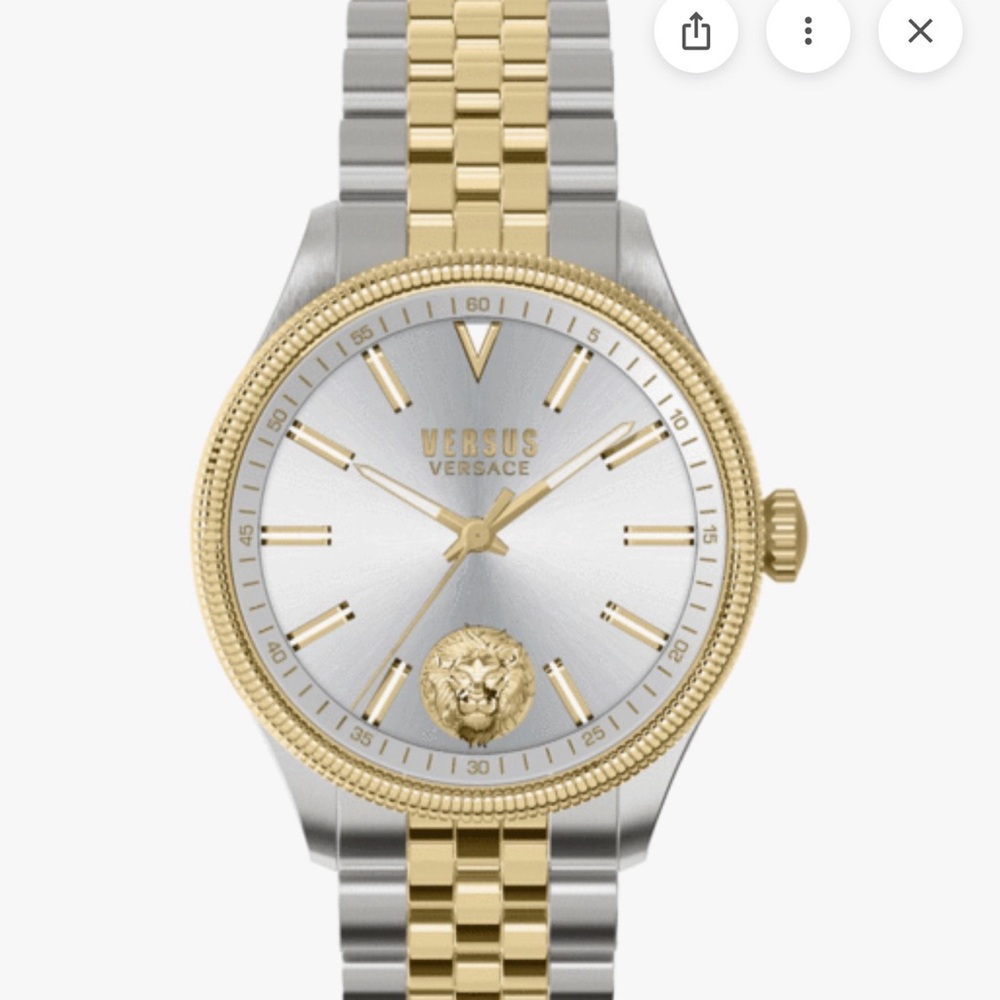 Versace Men's Colonne Two-Tone Stainless Steel Quartz Watch